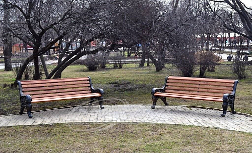 Скамейка чугунная «Тишь».  �10